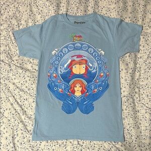 Her Universe Light Blue Studio Ghibli Graphic Tee Shirt